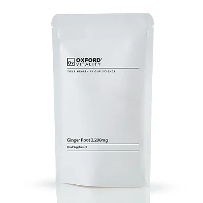 Image of Ginger Tablets 3200mg Root Extract Supplements for Digestive Health by Oxford Vitality