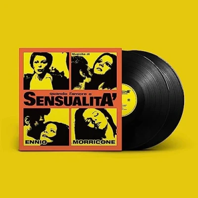 Image of Ennio Morricone Quando L&#039;amore È Sensualita Sealed 2022 Italian 2 LP vinyl set CS012