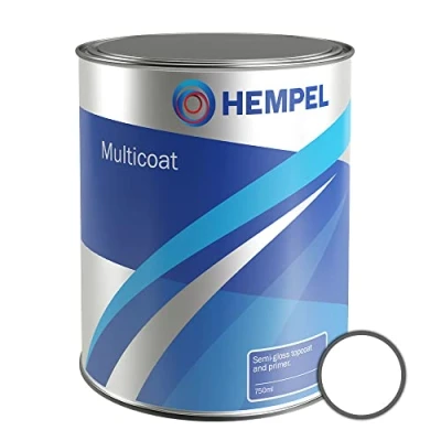 Image of Hempel Multicoat White 750ml Boat Paint Topcoat