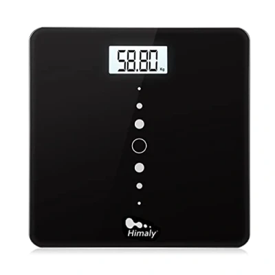 Image of Himaly Digital Body Weight Bathroom Scales High Precision Weighing Scale, Backlight Display, Slim Design with 4 Presion Strain Gauge Sensors System, up to 200kg / 440lb 31st
