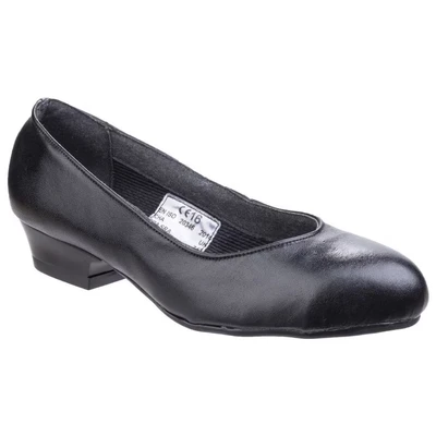 Image of Amblers Steel FS96 Safety Court Shoe / Womens Shoes (7 UK) (Black)