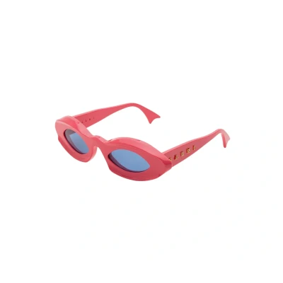 Image of Marni DARK Doodad Unisex Sunglasses, Size: One Size, Pink