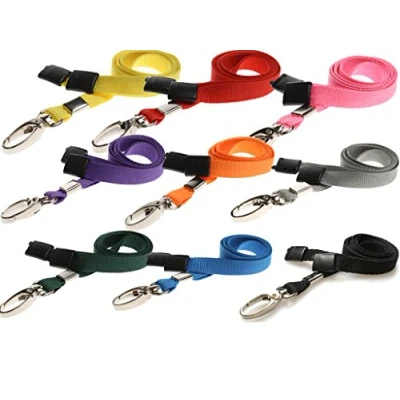 Image of ID Card IT Lanyard Neck Strap Pass Badge Holder for NHS, teachers, staff, work office, schools (Pack of 10) (Mixed)