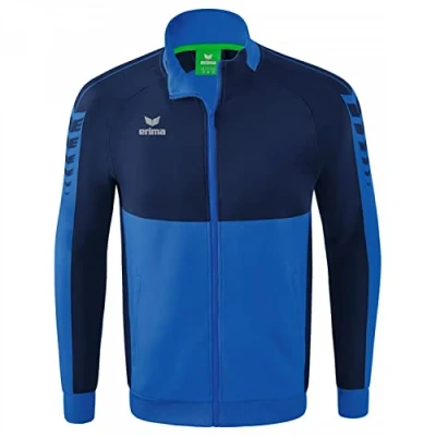 Image of Erima Adult Six Wings Worker Jacket, New Royal/New Navy, M