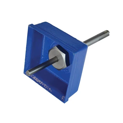 Image of Faithfull FAISDSBOXSML Square Back Box (Single Socket) Cutter SDS plus, 77 x 77mm Box)