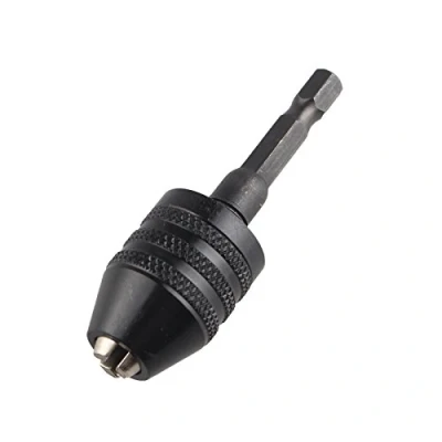 Image of HALJIA 0.3 6.5mm Drill Chuck Conversion Tool 1/4 inch Hex Shank Keyless Quick Change Adapter Converter for Screwdriver
