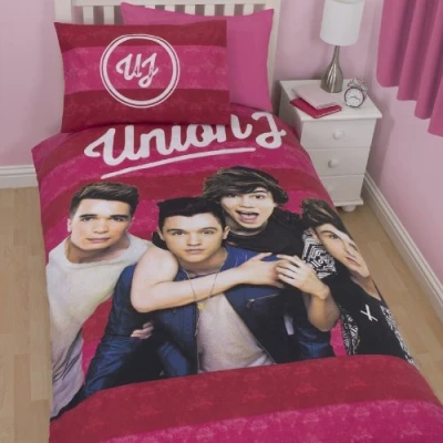 Image of Character World 135 x 200 cm Union J Boyz Single Panel Duvet Set