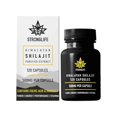 Image of Shilajit Resin Capsules 120 Total 1000mg per Serving 100% Vegan &amp; Pure Organic Himalayan Fulvic Acid 60% 85+ Trace Minerals Like