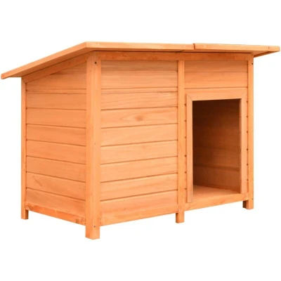 Image of vidaXL Dog Cage Solid Pine &amp; Fir Wood 120x77x86 cm