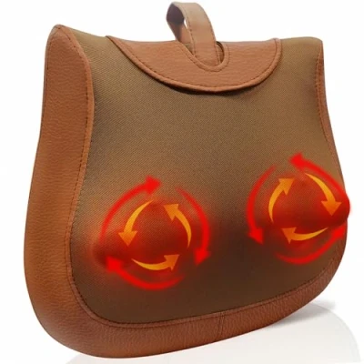 Image of Back Neck Massager Shiatsu Massage Pillow with Heat, Update 20 Deep Tissue Kneading Nodes for Shoulder, Lower and Legs Muscle Pain Relief Portable Women Men Home Office