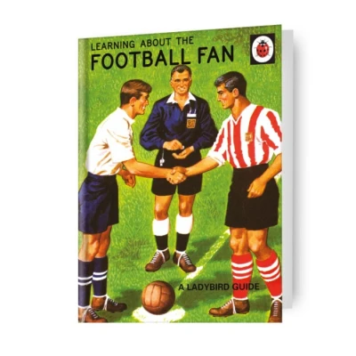 Image of Ladybird Books for Grown Ups Football Birthday Card, Happy Card Football, Multi, 7 x 5, LA023