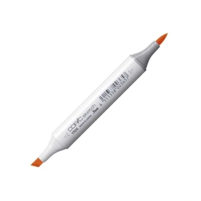 Image of Copic Sketch Coloured Marker Pen (YR 04) Chrome Orange, For Art &amp; Crafts, Colouring, Graphics, Highlighter, Design, Anime, Professional Beginners, Supplies Colouring Books