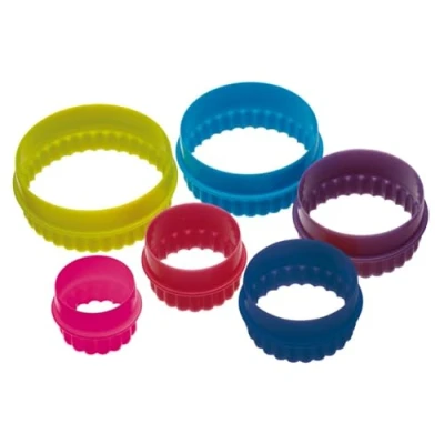 Image of Colourworks Cookie Cutters Round Brights 6 Piece Set