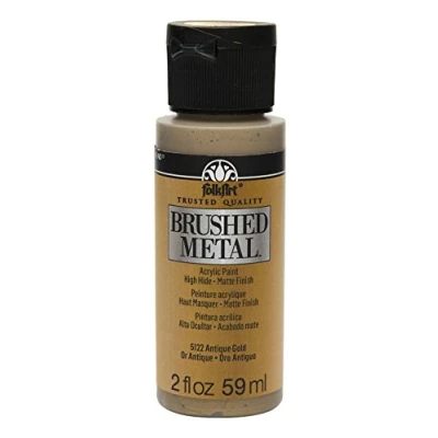 Image of Folkart Acrylic Paint, Gold, 2 oz