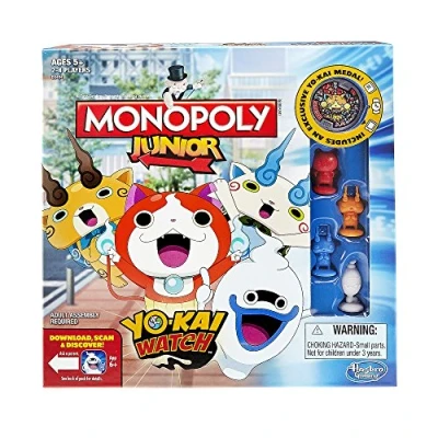 Image of Hasbro Gaming B6494 Monopoly Junior: Yo kai Watch Edition