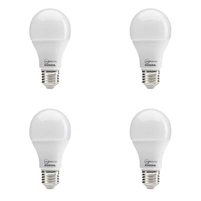 Image of Auraglow 3 Step Switch LED Bulb Dimmable Without Dimmer 14w, 100w EQV Cool White 6000K E27 4 Pack