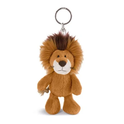 Image of NICI keyring lion Kitan, 10 cm Brown