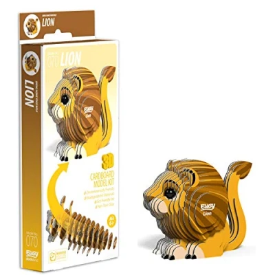 Image of EUGY 3D Lion Model Craft Kit