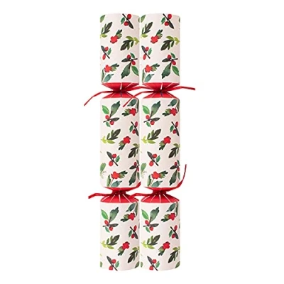 Image of RSW 50 Eco Berry 12&quot; Christmas Crackers Friendly New Year Party Bulk Xmas