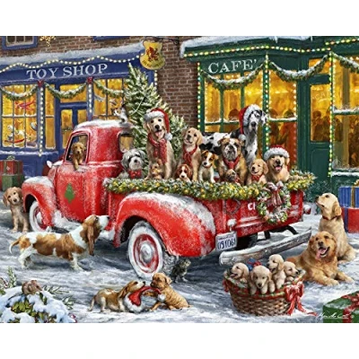 Image of Vermont Christmas Company Doggone Jigsaw Puzzle 1000 Piece