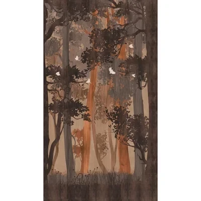 Image of Metropolitan Stories Mural Forest Silhouette 392371