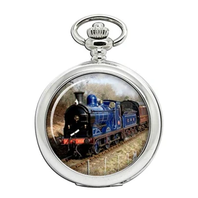 Image of Family Crests Caledonian Railway 812 Class Steam Locomotive Full Hunter Pocket Watch