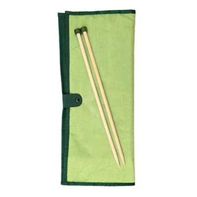 Image of KnitPro Needle Set, Bamboo, Green, 30 x 1 cm&#039;