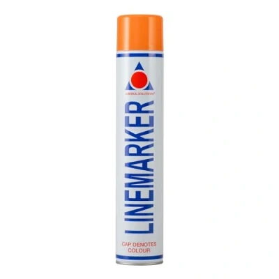 Image of Aerosol Solutions 0905 Line Marker Spray Paint Orange 750ml
