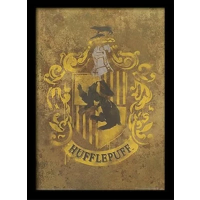 Image of Harry Potter Hufflepuff Crest Framed Print
