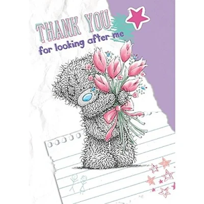 Image of Thank You For Looking After Me to Bear Card