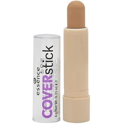 Image of essence cosmetics COVERstick Concealer, No. 20 Matt Sand, Nude, for Combination Skin, Blemished Colour Correcting, Matte, Vegan, Oil Free, Perfume Free (6 g)
