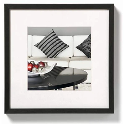 Image of walther Design Picture Frame Black 30 x cm Aluminium with Passe PArtOut, Chair AJ330B