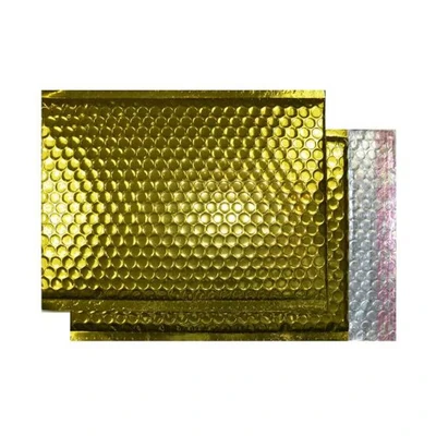 Image of Blake Purely Packaging C5+ 250 x 180 mm Peel and Seal Metallic Padded Bubble Envelopes (MBGOL250) Glamour Gold Pack of 100