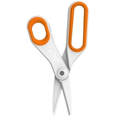 Image of Slice 10545 Ceramic Scissors (Large) Comfortable With Finger Friendly Safety Blades To Reduce Injuries Ideal For The Home, Office, Warehouse or Factory
