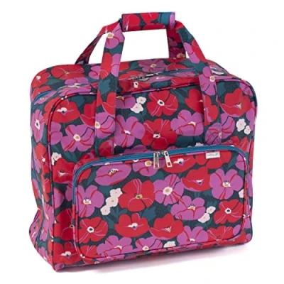 Image of Hobby Gift Sewing Machine Travel Carry Storage Bag, Modern Floral