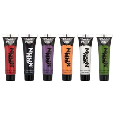 Image of Halloween Face Paint Body by Moon Terror Set of 6 SFX Make up, Special Effects up 12ml