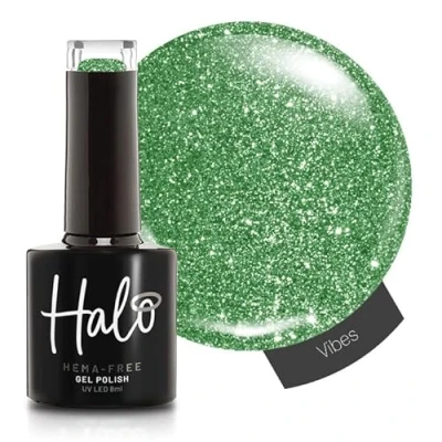 Image of Halo Gel Polish 8ml Vibes. UV/LED Nail Polish, Long Lasting &amp; Easy To Apply. Soak Off Art Colours For Manicure Pedicure. Professional Home Use.