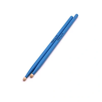 Image of WANDIC 5A Blue Drum Sticks Classic Lightweight Maple Wood Tip Drumsticks
