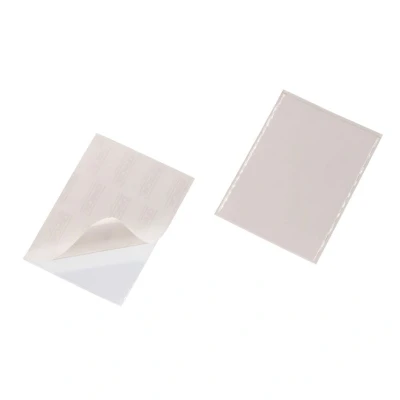 Image of Durable POCKETFIX Self Adhesive A5 Pockets German Made Sticky Back Plastic Filing Holder Wallets Stick on Pouch 25 Pack