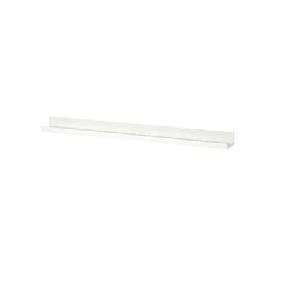 Image of I K E A New MOSSLANDA Decorative Picture Photo Ledge Wall Mounted Solid Shelf Rail 115 cm (White),TSA 19