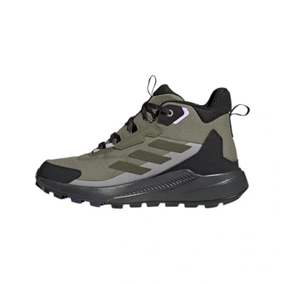 Image of adidas Women&#039;s Terrex Anylander Mid RAIN.RDY Hiking Shoes, Olive Strata/Night Cargo/Core Black, 8.5 UK