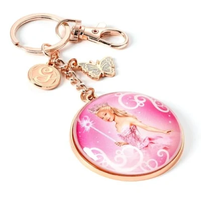 Image of WICKED Glinda Bubble Keyring Pink