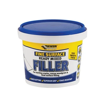 Image of Everbuild Ready Mixed Fine Surface Filler, White, 600 g