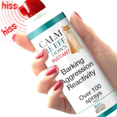 Image of Dog Training spray 180ml Pet corrector for dogs, Stop Dogs Chewing, Jumping, Barking, Fighting, Attack Deterrent Safe and Natural Calm the eff down instant