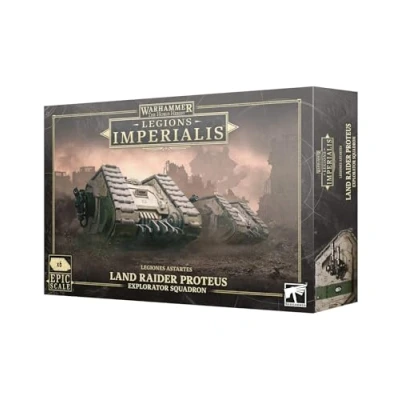 Image of Warhammer Games Workshop Legions Imperialis Land Raider Proteus Squadron [EPIC SCALE]