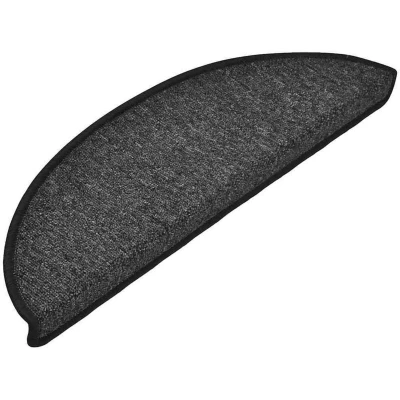Image of vidaXL Stair Mats 20 pcs Anthracite 56x17x3 cm