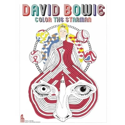 Image of David Bowie: Color the Starman (Feral House Coloring Books for Adults)