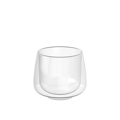 Image of Villeroy &amp; Boch Artesano Hot&amp;Cold Beverages Cappuccino Mug, Set of 2 Glasses, Double Walled Glasses for Cold and hot Drinks, 250 ml, Borosilicate Glass, Dishwasher Safe, Microwave Safe