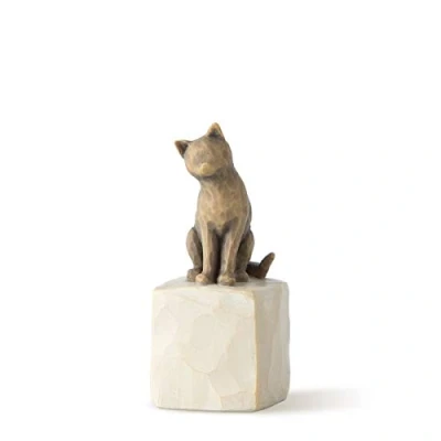 Image of Willow Tree Love My Cat Dark Figurine