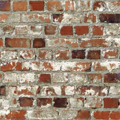 Image of Hill Interiors Loft Brick Wallpaper, Beige,